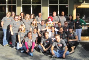 Waggener Edstrom Seattle volunteering at the Ronald McDonald House Seattle